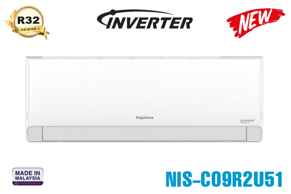 điều Hòa Nagakawa 9000 1 Chiều Inverter Nis C09r2u51