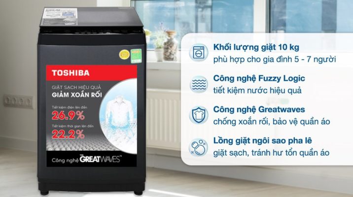 Vi Vn May Giat Toshiba 10 Kg Aw M1100pv Mk 02